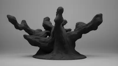 Echoing Absence The Charcoal Sculpture