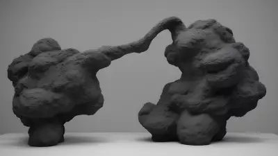 Echoing Absence The Charcoal Sculpture