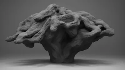 Echoing Absence The Charcoal Sculpture