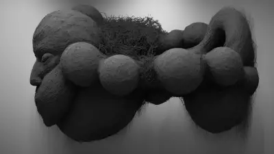 Echoing Absence The Charcoal Sculpture