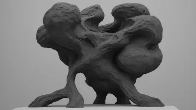 Echoing Absence The Charcoal Sculpture