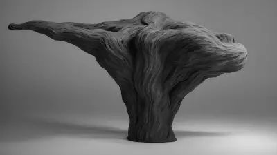 Echoing Absence The Charcoal Sculpture