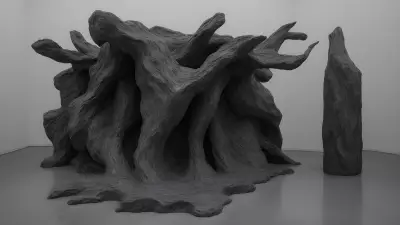 Echoing Absence The Charcoal Sculpture