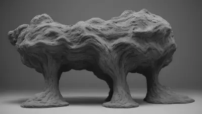 Echoing Absence The Charcoal Sculpture