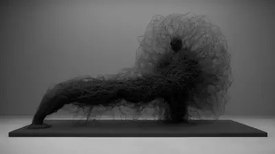 Echoing Absence The Charcoal Sculpture