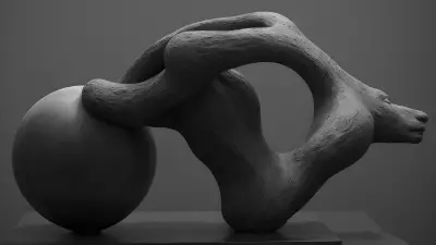Echoing Absence The Charcoal Sculpture