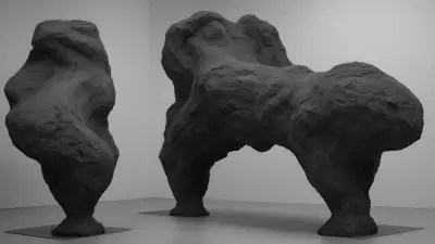 Echoing Absence The Charcoal Sculpture