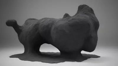 Echoing Absence The Charcoal Sculpture