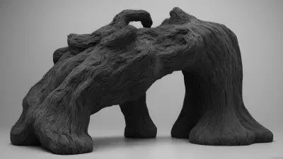 Echoing Absence The Charcoal Sculpture