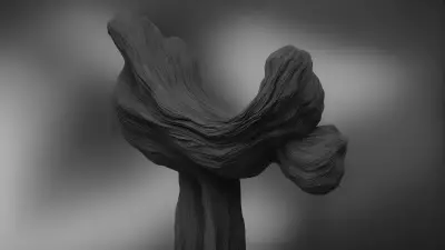 Echoing Absence The Charcoal Sculpture
