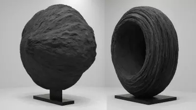 Echoing Absence The Charcoal Sculpture