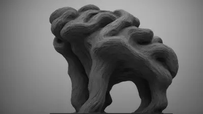 Echoing Absence The Charcoal Sculpture