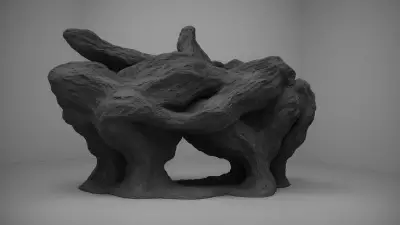 Echoing Absence The Charcoal Sculpture