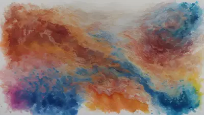 Modern Devices in Colorful Layers Exploring Postmodern Art through Watercolor