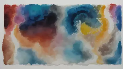 Modern Devices in Colorful Layers Exploring Postmodern Art through Watercolor