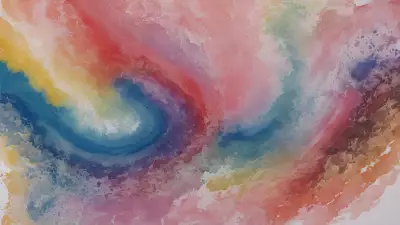 Modern Devices in Colorful Layers Exploring Postmodern Art through Watercolor