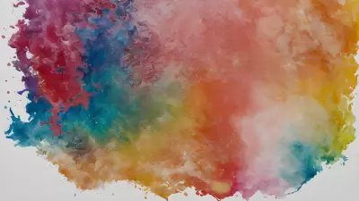 Modern Devices in Colorful Layers Exploring Postmodern Art through Watercolor