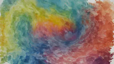 Modern Devices in Colorful Layers Exploring Postmodern Art through Watercolor