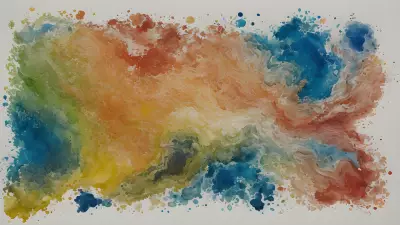 Modern Devices in Colorful Layers Exploring Postmodern Art through Watercolor