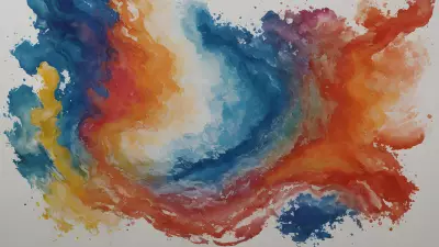 Modern Devices in Colorful Layers Exploring Postmodern Art through Watercolor