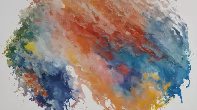 Modern Devices in Colorful Layers Exploring Postmodern Art through Watercolor