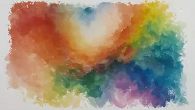 Modern Devices in Colorful Layers Exploring Postmodern Art through Watercolor