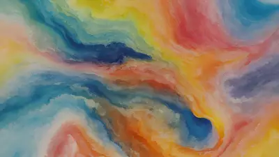 Modern Devices in Colorful Layers Exploring Postmodern Art through Watercolor