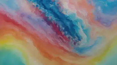 Modern Devices in Colorful Layers Exploring Postmodern Art through Watercolor