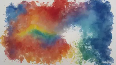 Modern Devices in Colorful Layers Exploring Postmodern Art through Watercolor