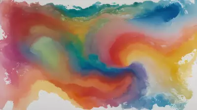 Modern Devices in Colorful Layers Exploring Postmodern Art through Watercolor