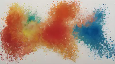 Modern Devices in Colorful Layers Exploring Postmodern Art through Watercolor