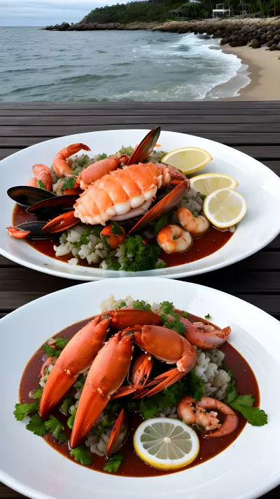Sizzling Seafood Capturing the Elegance of Waterside Dining