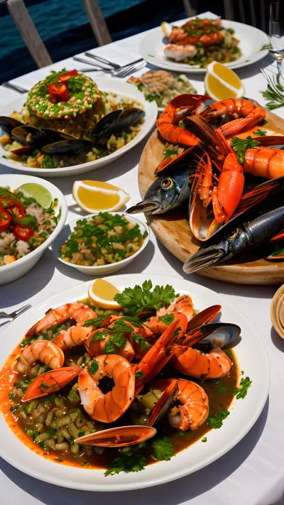Sizzling Seafood Capturing the Elegance of Waterside Dining