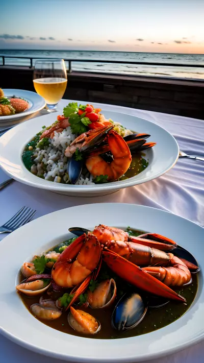 Sizzling Seafood Capturing the Elegance of Waterside Dining