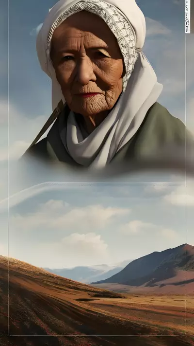 Ancient Wisdom A Cultural Pride Portrait on a Highland Plateau