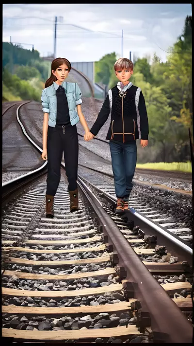 Siblings on the Tracks