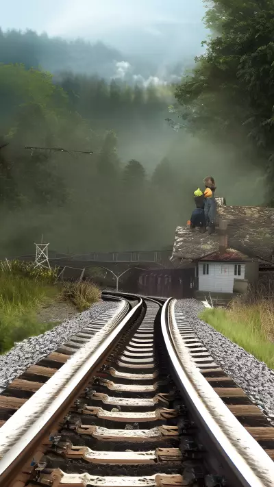 Siblings on the Tracks