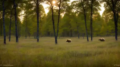Nature's Symphony A Glorious Day with the Wildlife of Taiga