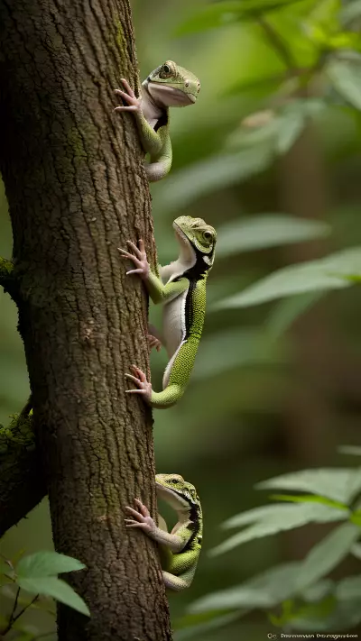 Enchanting Encounters Baby Reptiles in the Woodland