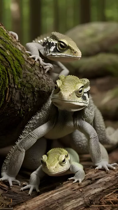 Enchanting Encounters Baby Reptiles in the Woodland