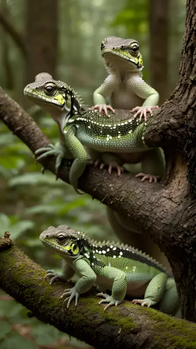 Enchanting Encounters Baby Reptiles in the Woodland