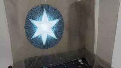 Futuristic Star Computer an Exploration in Textile Design