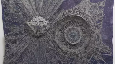 Futuristic Star Computer an Exploration in Textile Design