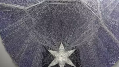 Futuristic Star Computer an Exploration in Textile Design