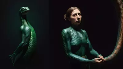 The Night Reptile a Character Design inspired by Augustine, Louise Bourgeois's Mother