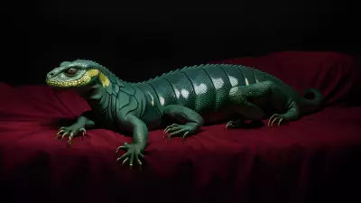 The Night Reptile a Character Design inspired by Augustine, Louise Bourgeois's Mother