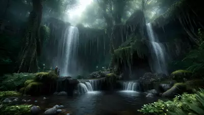 Whispers in the Enchanted Waterfall Enter the Oracle's Realm
