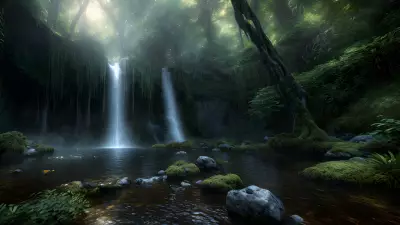 Whispers in the Enchanted Waterfall Enter the Oracle's Realm