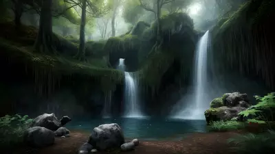 Whispers in the Enchanted Waterfall Enter the Oracle's Realm