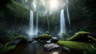 Whispers in the Enchanted Waterfall Enter the Oracle's Realm